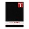 Black with Black Core 11.7x16.5 Uncut Mat Board - Blank Sheets, No Opening